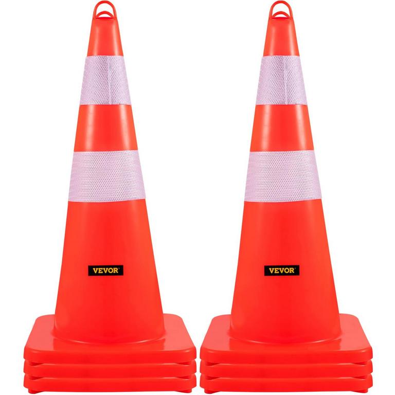 VEVOR 28IN SAFETY CONES 6PK