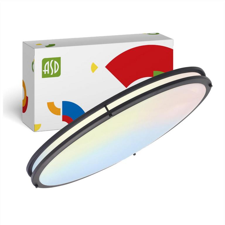 ASD 32IN OVAL FLUSH MOUNT LIGHT