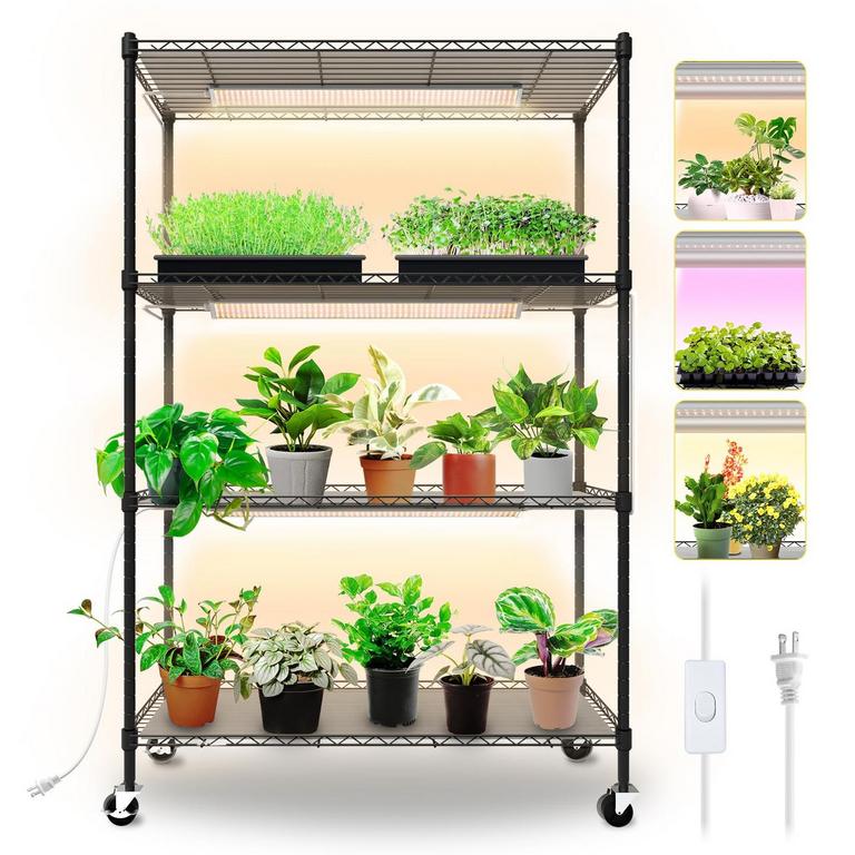 BSTRIP 4TIER PLANT SHELF