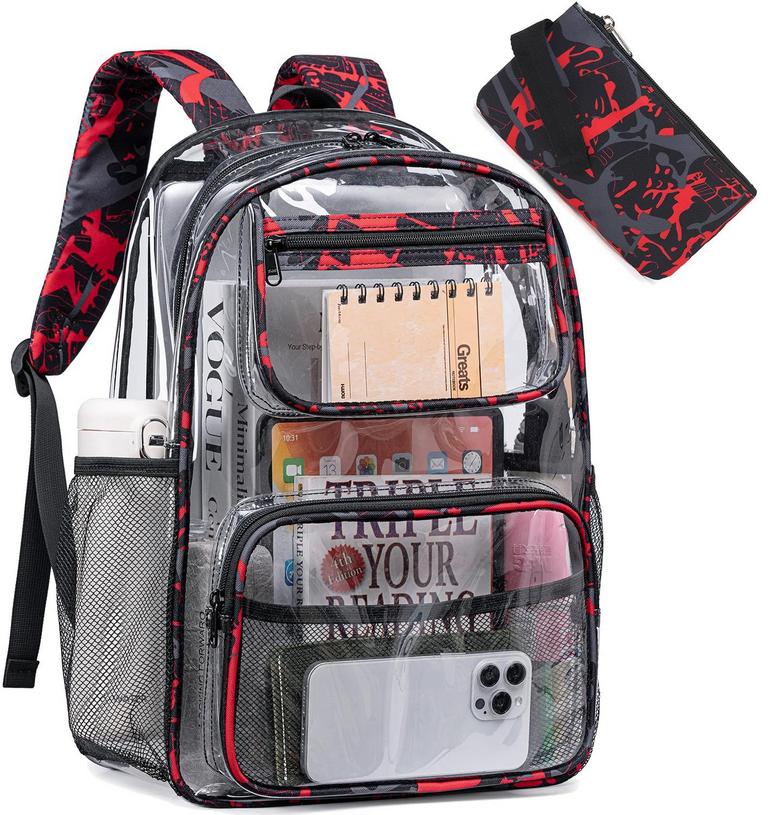 BLUBOON CLEAR BACKPACK
