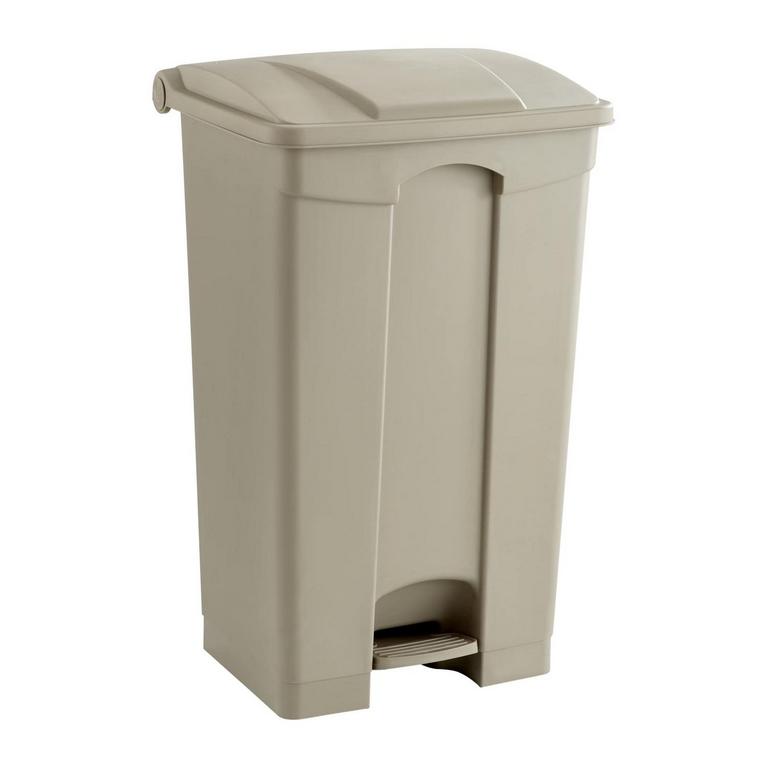 SAFCO TAN PLASTIC TRASH CAN 23GAL