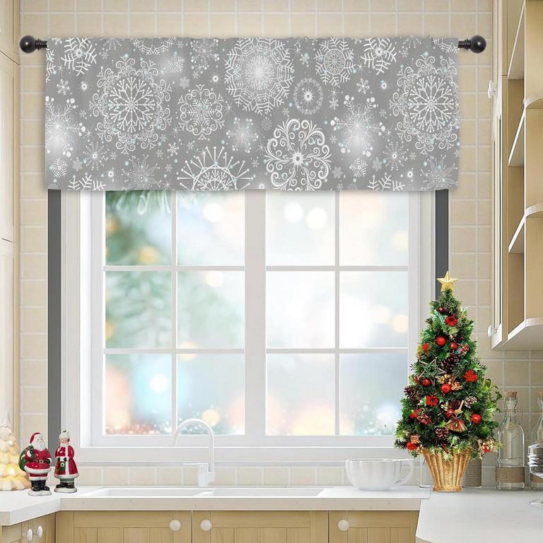 CHRISTMAS CURTAINS SET