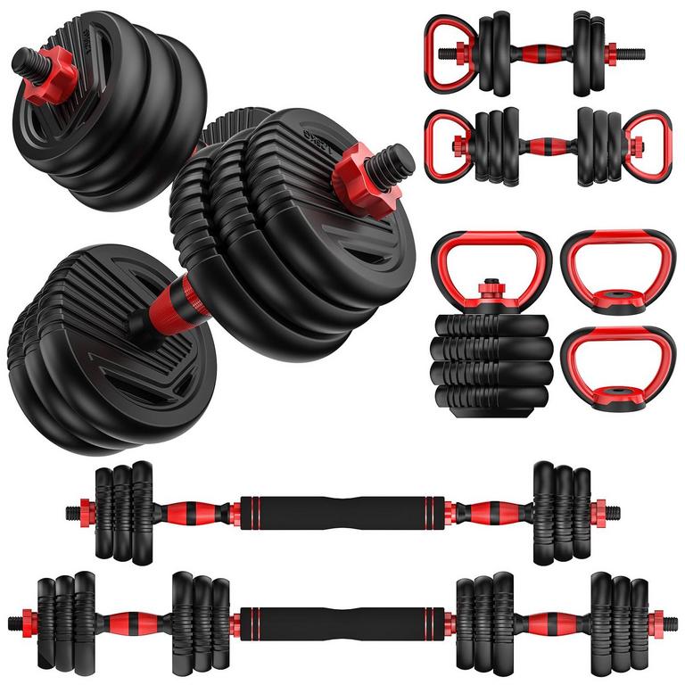 UNNMIIY 45LBS ADJ DUMBBELLS SET