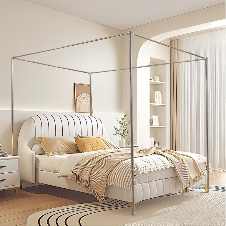 SEAYNFESH QUEEN CANOPY BED FRAME