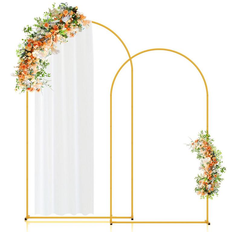 GATKITOM 7.2FT + 6.6FT WEDDING ARCH STANDS 2PCS