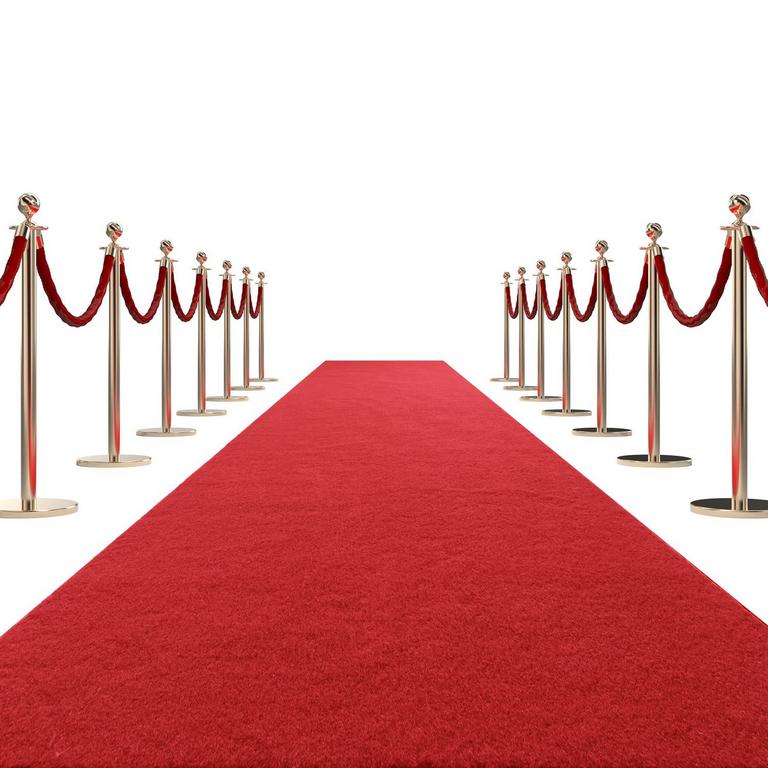 HOMBYS 3X10 FT RED CARPET