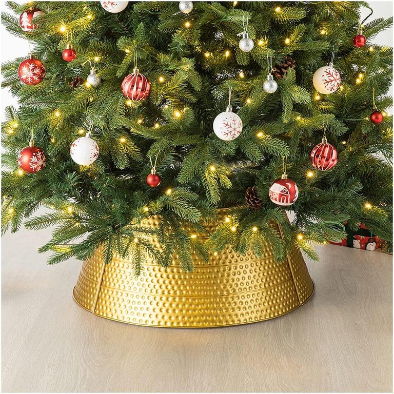 GLITZHOME 26IN D GOLDEN TREE COLLAR