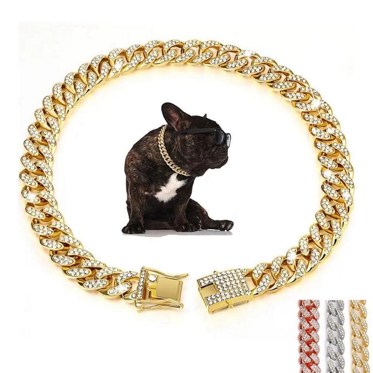 10IN BLING DOG COLLAR