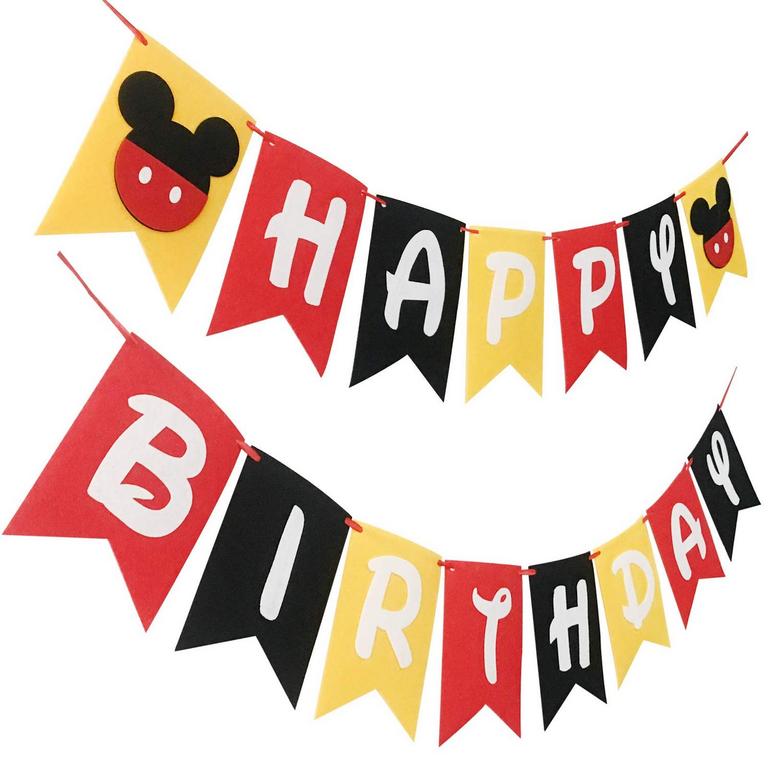 MICKEY BIRTHDAY BANNER
