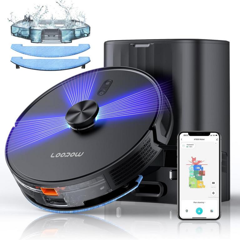 LOOROW ROBOT VACUUM BLACK