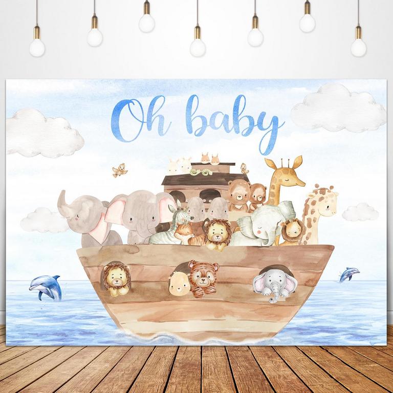 GLAWRY NOAH'S ARK BACKDROP 7'X5'