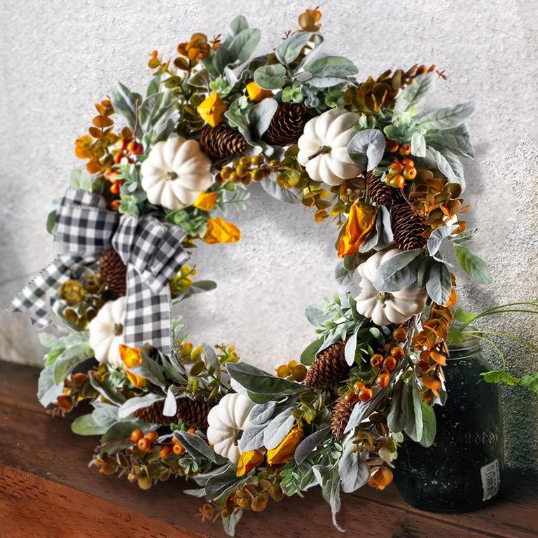 WANNA-CUL 24IN FARMHOUSE WREATH