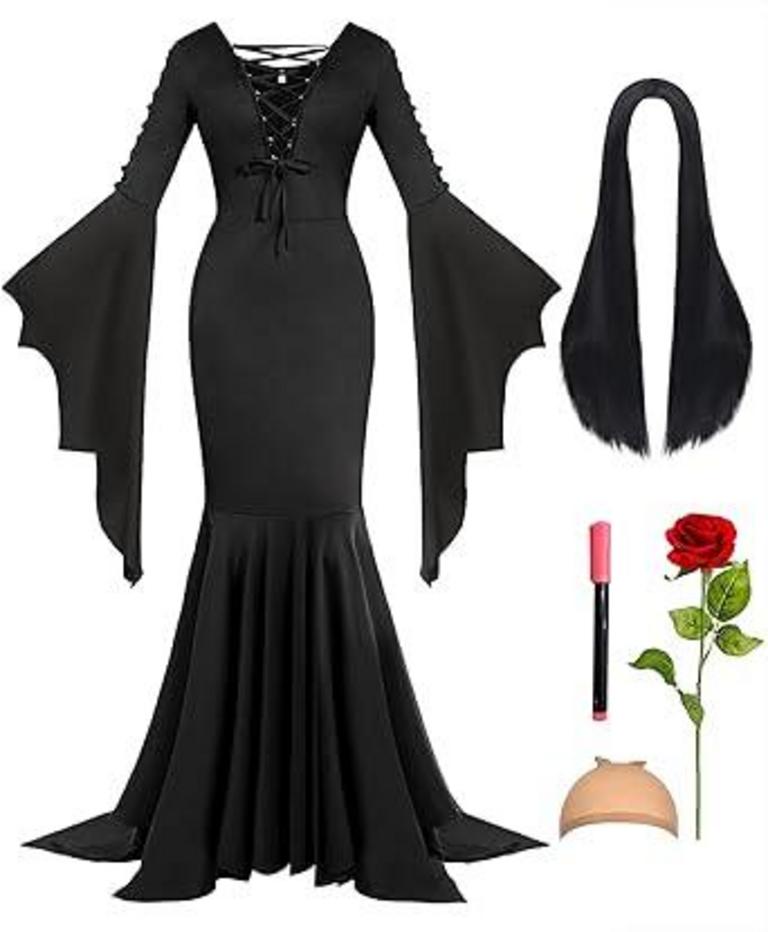 CABENY LONG BLACK DRESS WOMENS
