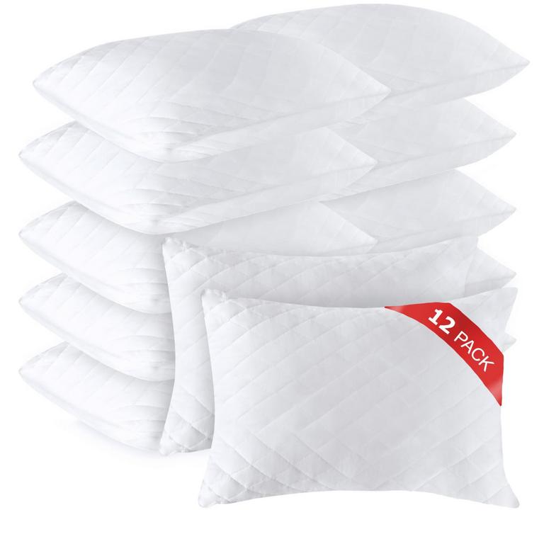 LB LAURA BED PILLOWS QUEEN 12PK