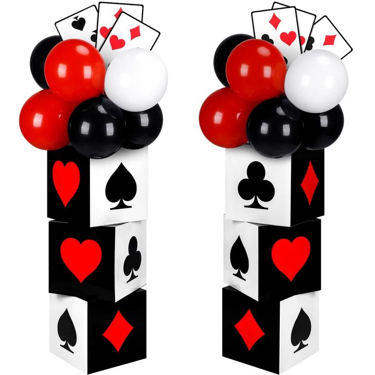 VERTINTONG 60PCS CASINO DECOR SET