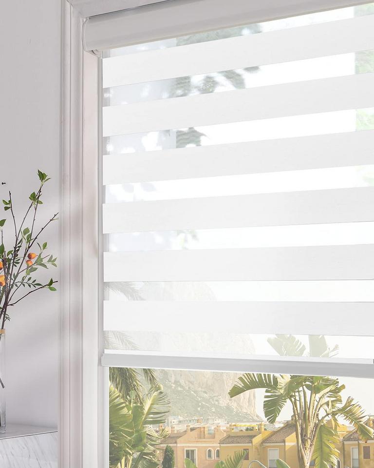 2 PERSILUX 35IN X 72IN WHITE BLINDS