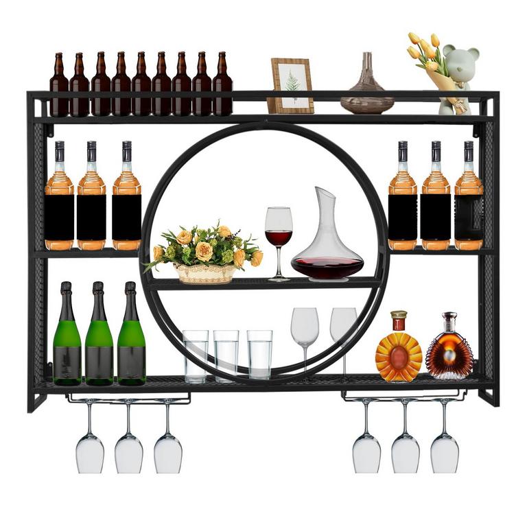 DERNOING WALL MOUNTED WINE RACK