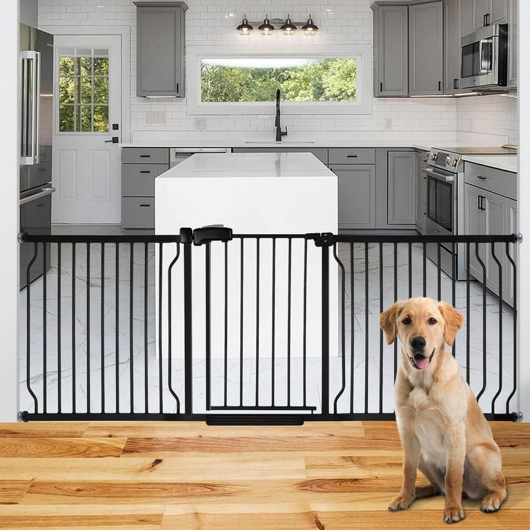 HEMRORO 30IN H X 75.8-85IN W BABY GATE