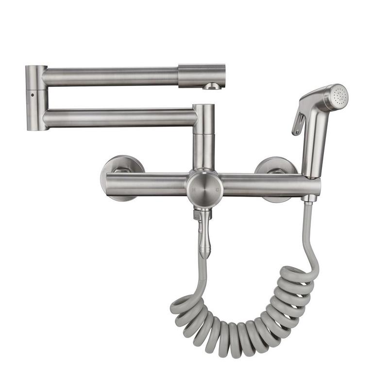 WALL MOUNT KITCHEN FAUCET