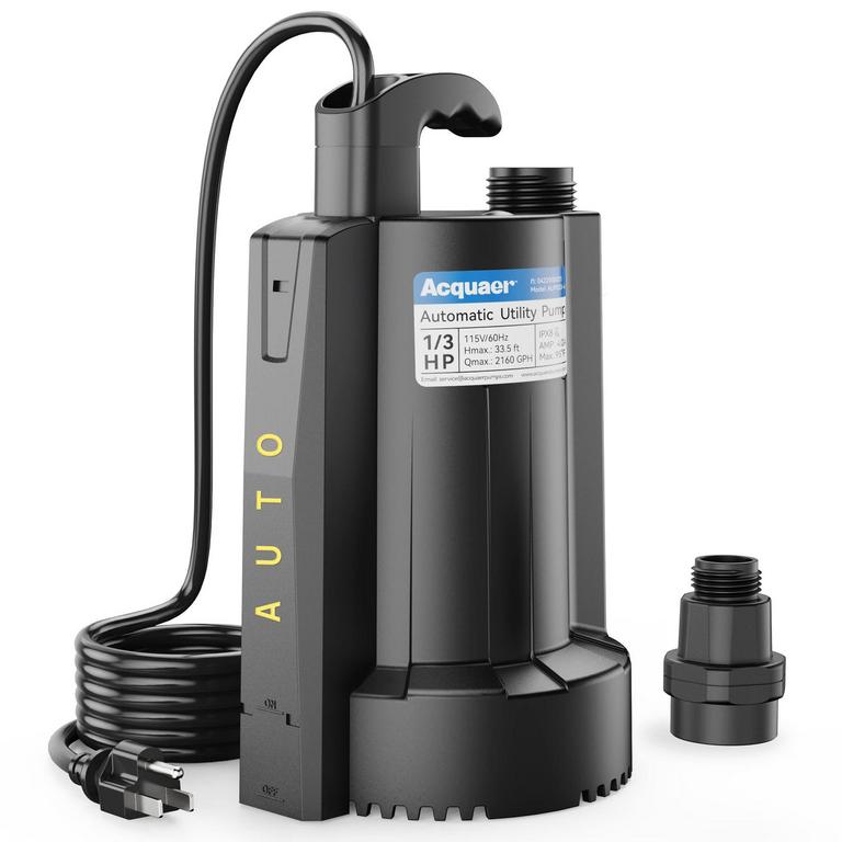 ACQUAER 1/3HP SUMP PUMP