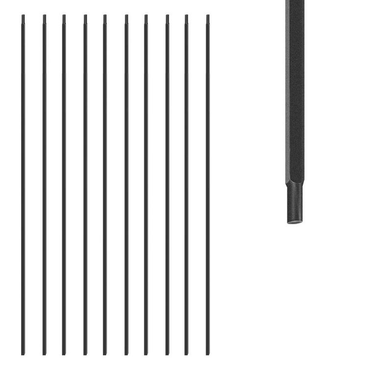PATAVIN SATIN BLACK BALUSTERS 15PK
