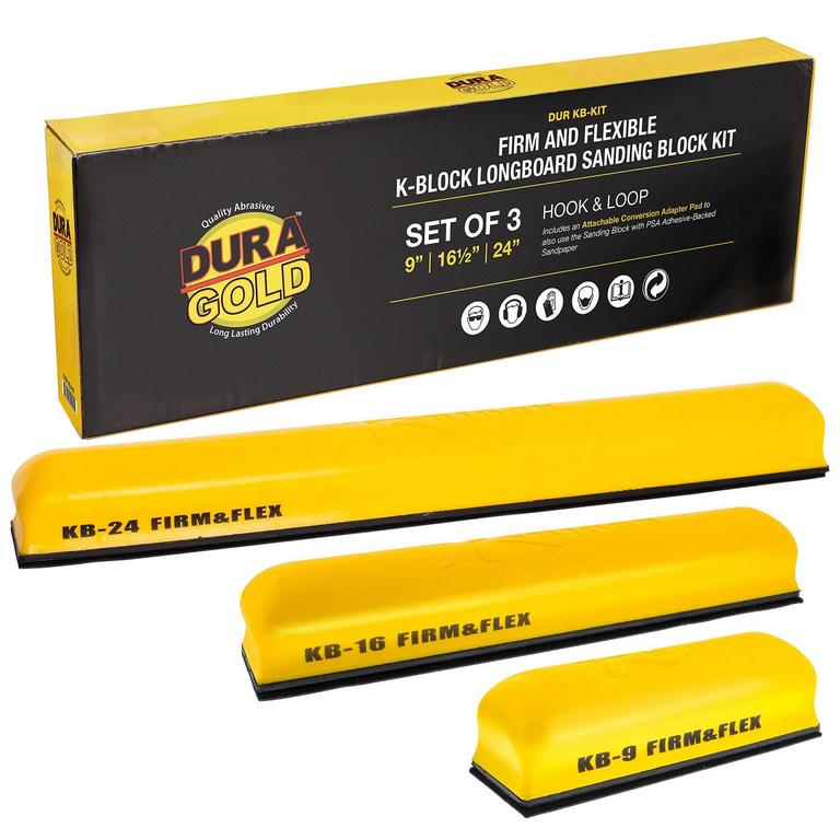 DURA-GOLD SANDER FIRM FLEX SANDING BLOCK KIT