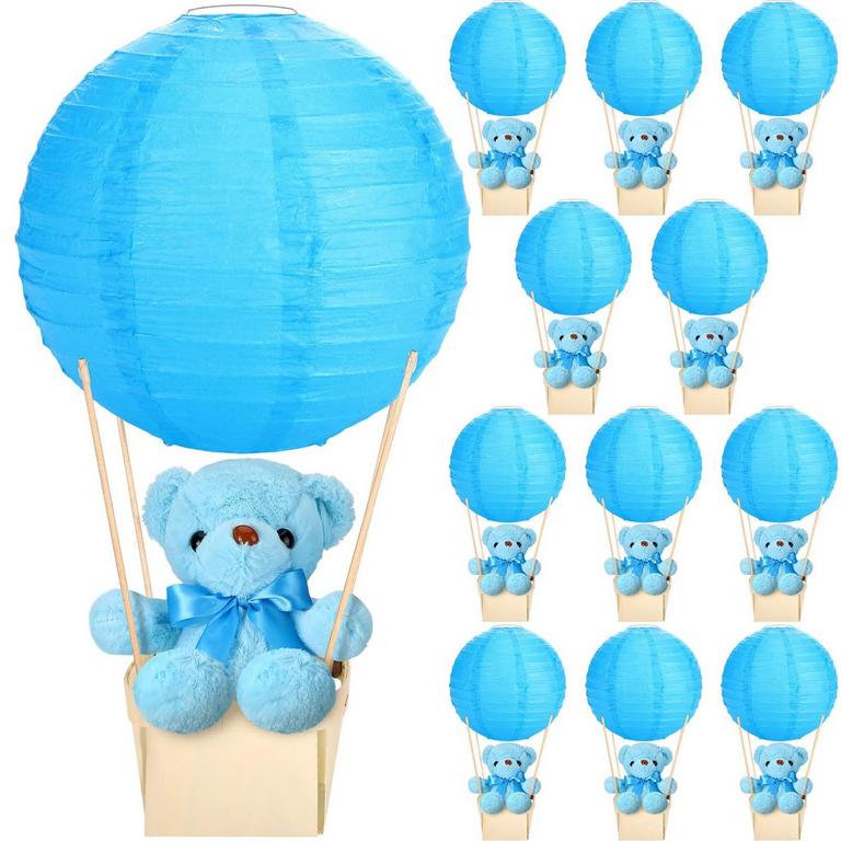 BAQLUER HOT AIR BALLOON CENTERPIECES 12PK