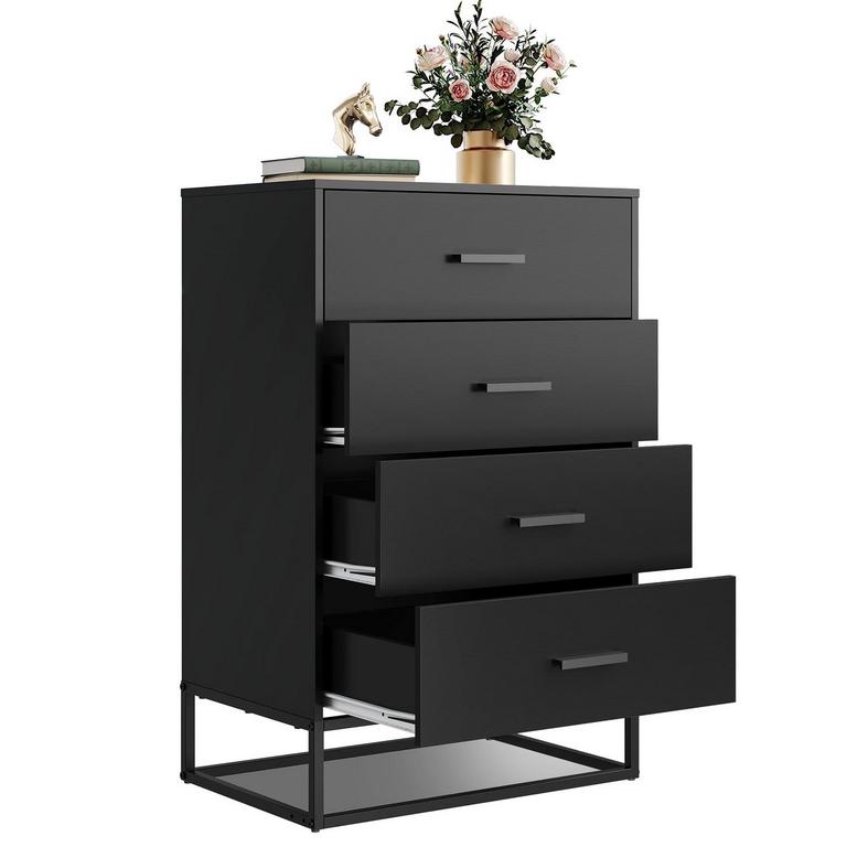 WLIVE WOOD DRESSER BLACK