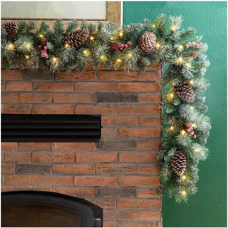 GLITZHOME 9FT GARLAND