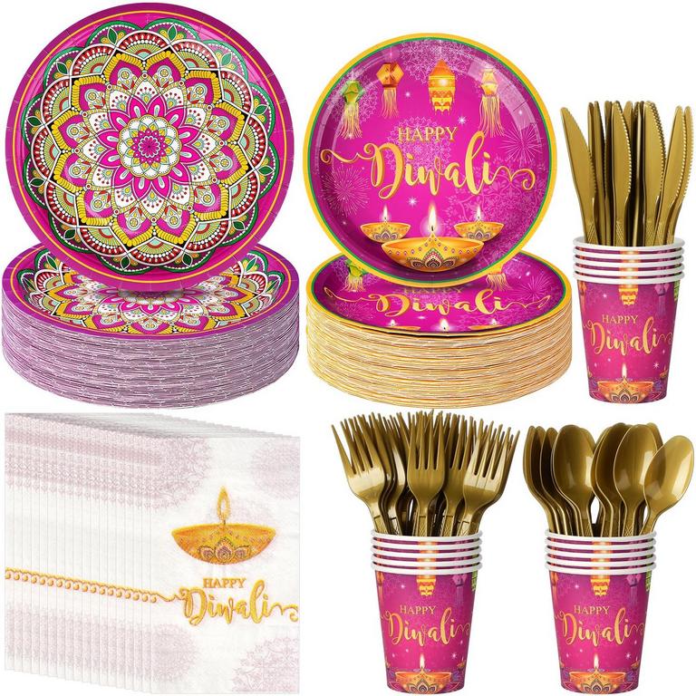 50 PAPER PLATES SETS