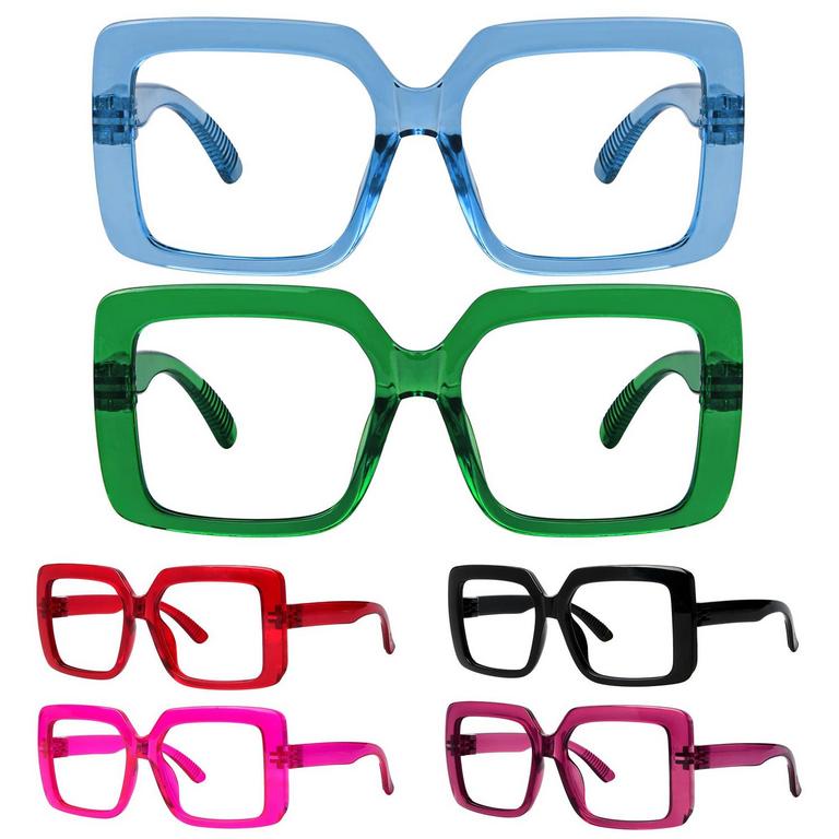 EYEKEPPER HUGE READING GLASSES +1.25X 6PK