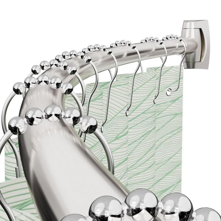 BONPALLY CURVED SHOWER ROD 43-72IN