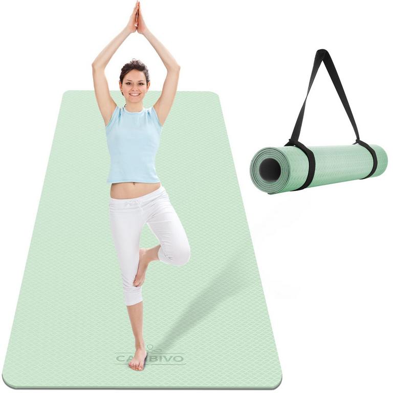 CAMBIVO YOGA MAT 72IN BLUE