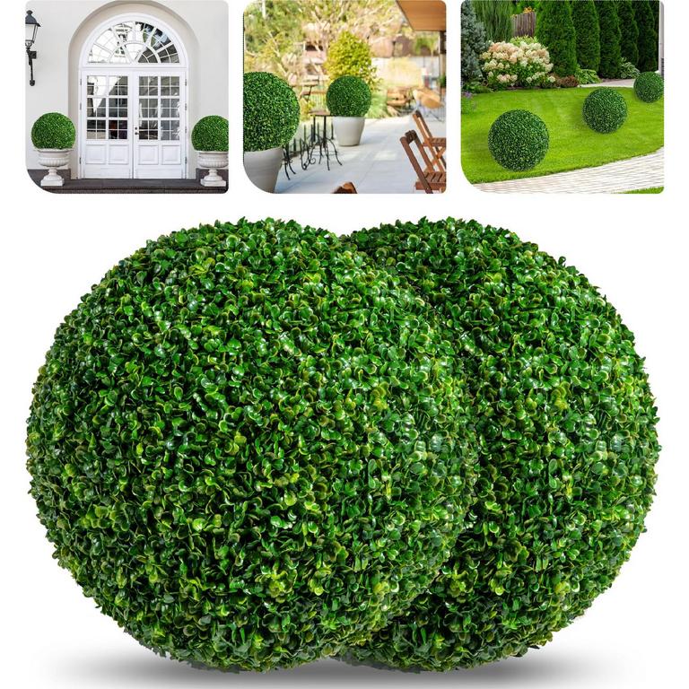 AOKIIE 19IN TOPIARY BALLS 2PK