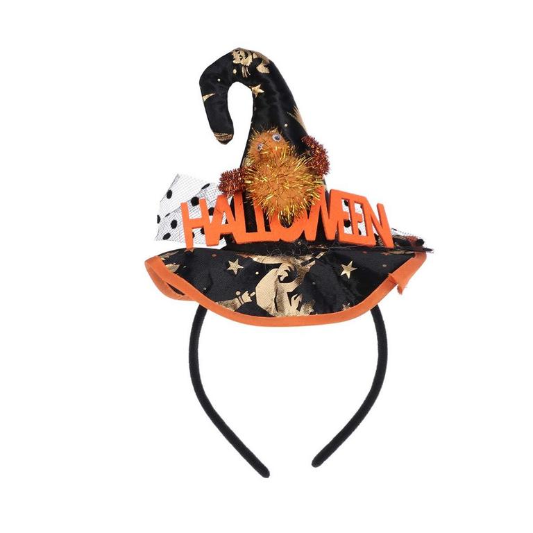 STOBOK 2PCS ORANGE WITCH HAT PROPS