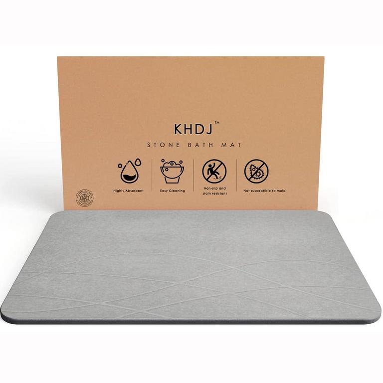 TROPEKI STONE BATH MAT 15.5"L
