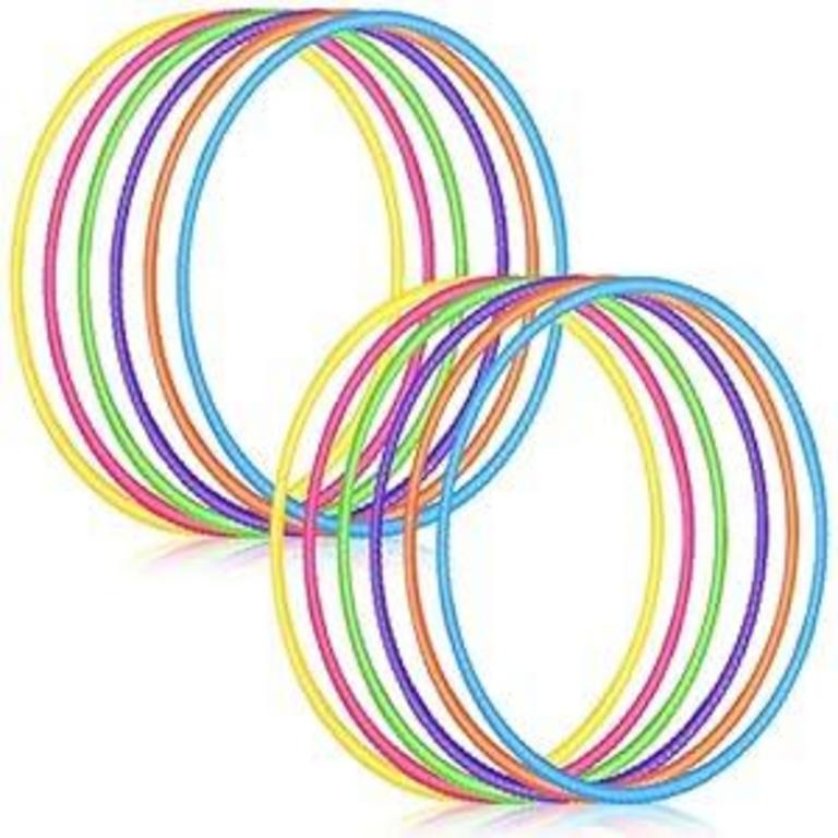 12PK TOY GYM HOOPS