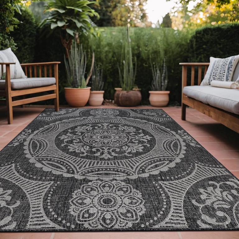 LUUL HOME 5FT X 7FT RUG DARK GRAY