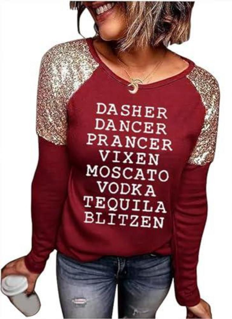 CHRISTMAS SHIRT L WOMEN