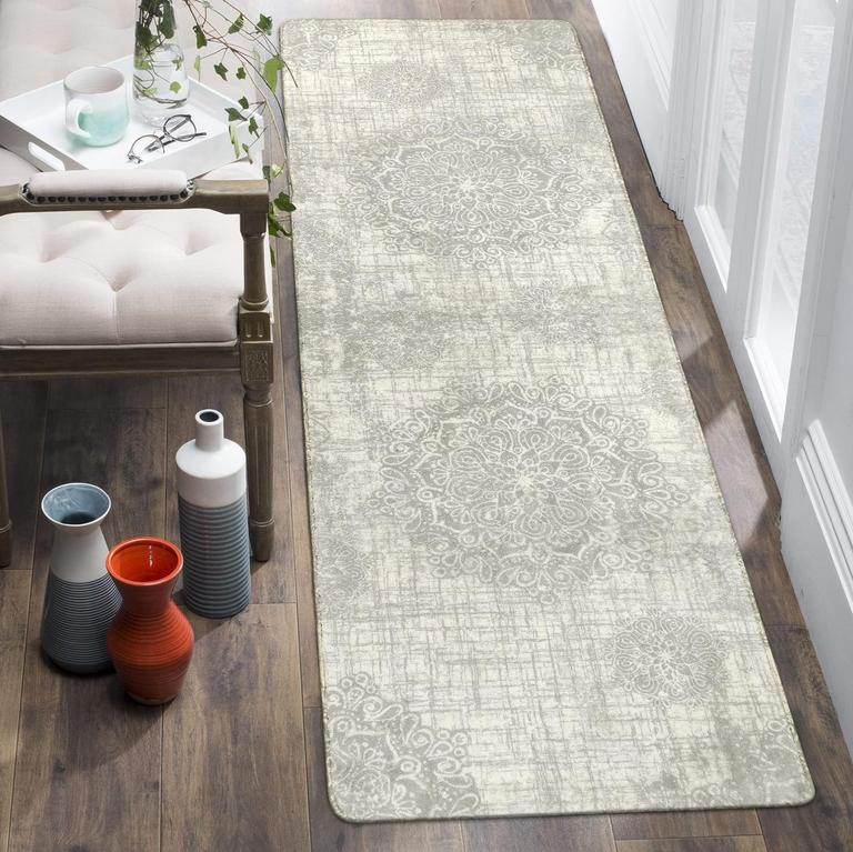 LAHOME 2X6FT GREY RUG