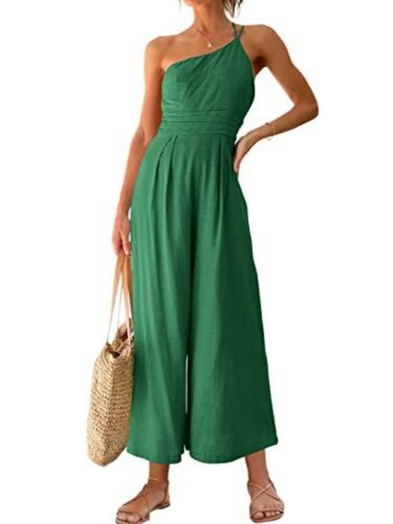 ANRABESS LINEN JUMPSUIT S