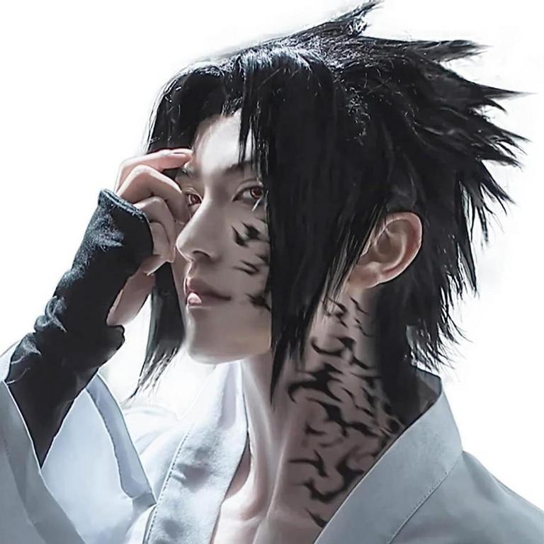 ANOGOL BLACK COSPLAY WIG