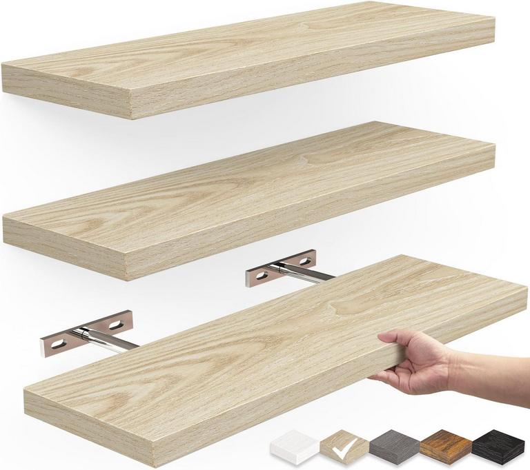 BAYKA 16IN WOOD SHELVES