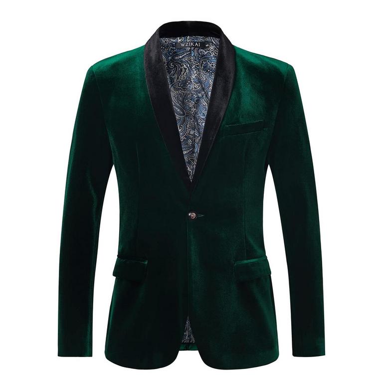 WZIKAI VELVET BLAZER L