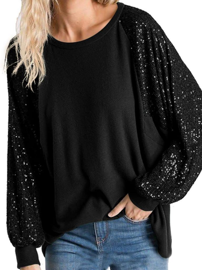 ALLTB SEQUN TOP BLACK
