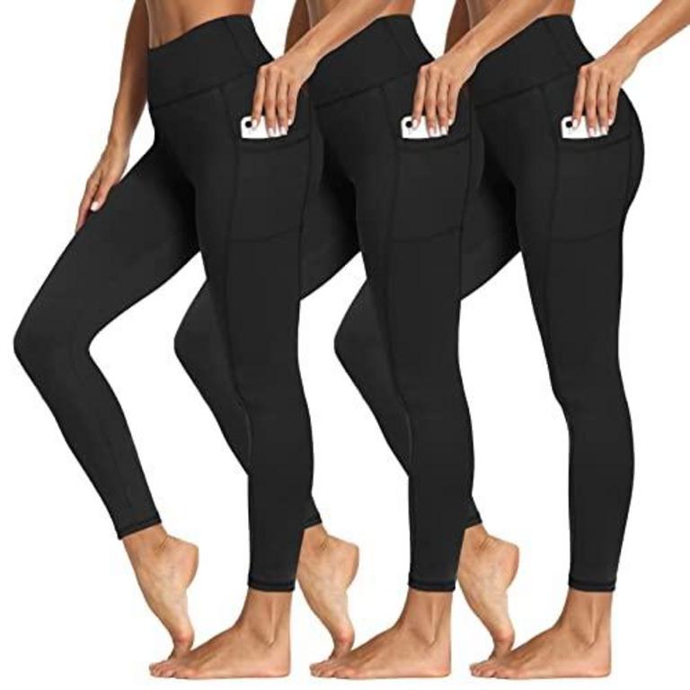 3PK HI-WAIST YOGA LEGGINGS