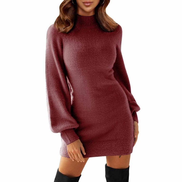 EXLURA MINI SWEATER DRESS