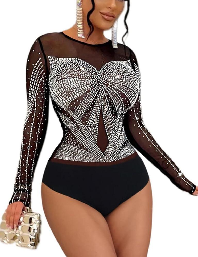 LRADY SHEER BODYSUIT L