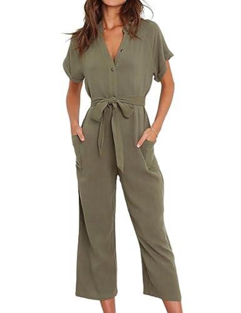 ROOSCIER VNECK JUMPSUIT S