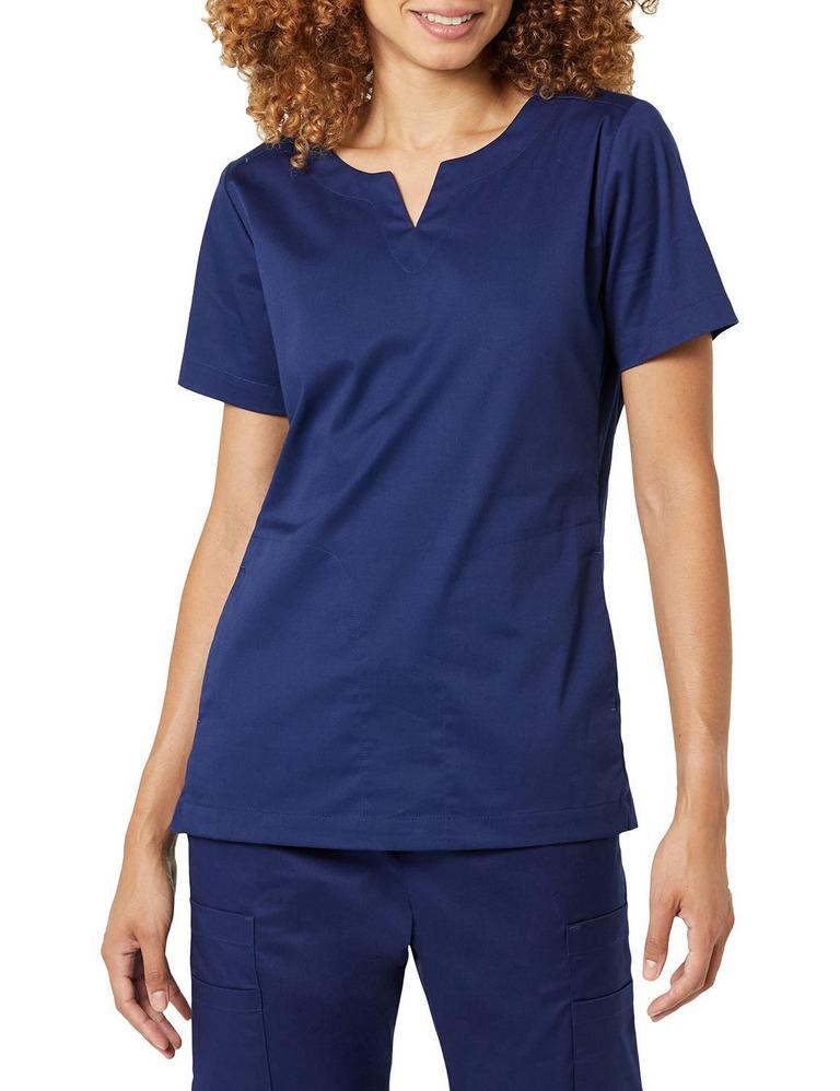 ESSENTIALS SCRUB TOP S